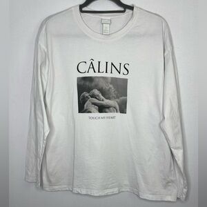 H&m renaissance graphic long sleeve top